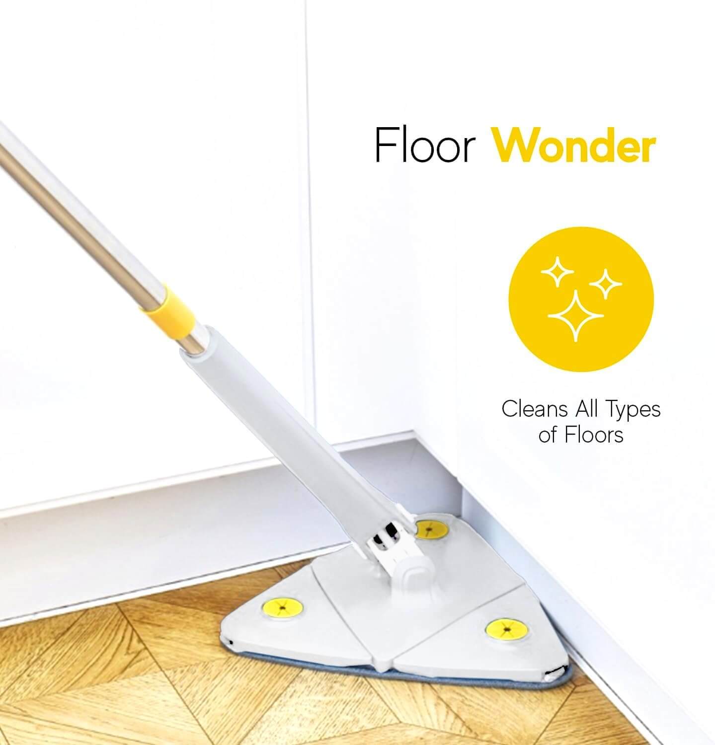 Home mop system for hardwood and tile floors
