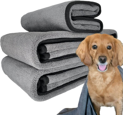 Dog bath towel set – perfect for drying after walks or baths