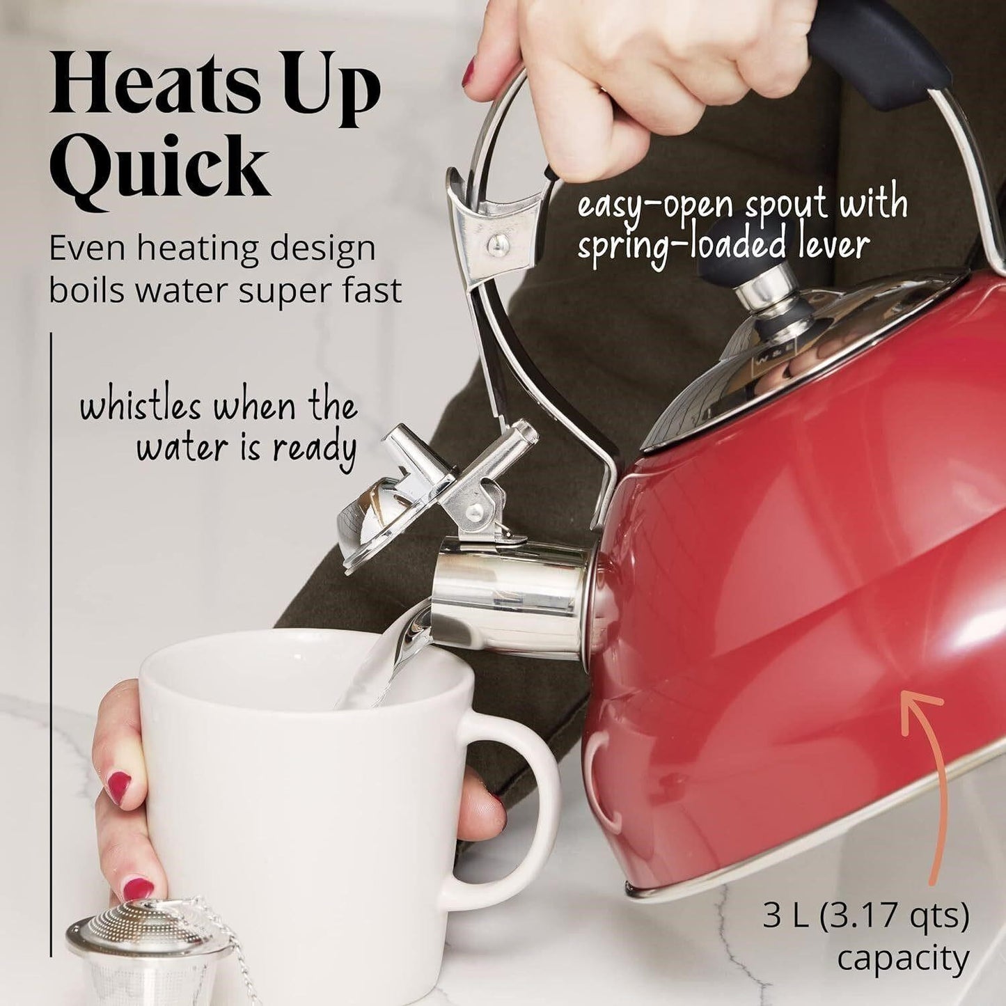 Willow & Everett Whistling Tea Kettle