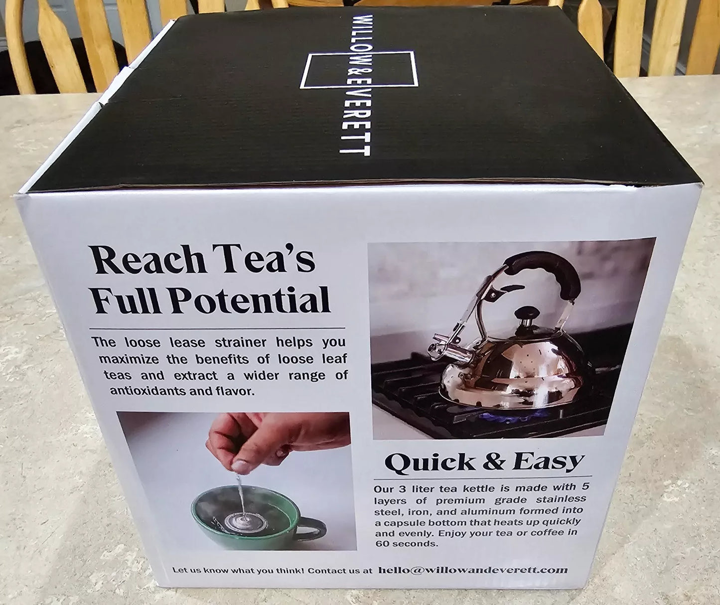 Willow & Everett Whistling Tea Kettle